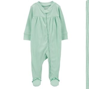 Baby Textured 2-Way Zip Sleeper Pyjamas